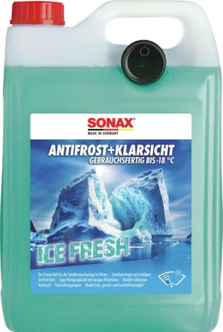 SONAX AntiFrost+KlarSicht IceFresh Scheibenreiniger 5L für 12,50€(statt 17,99€)