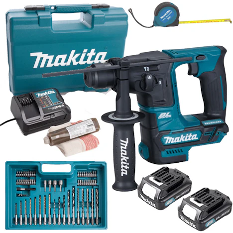 32% Nachlass auf Makita HR166DSAE1 (2 x 2,0 Ah + Ladegerät + Zubehör-Set) im Koffer
