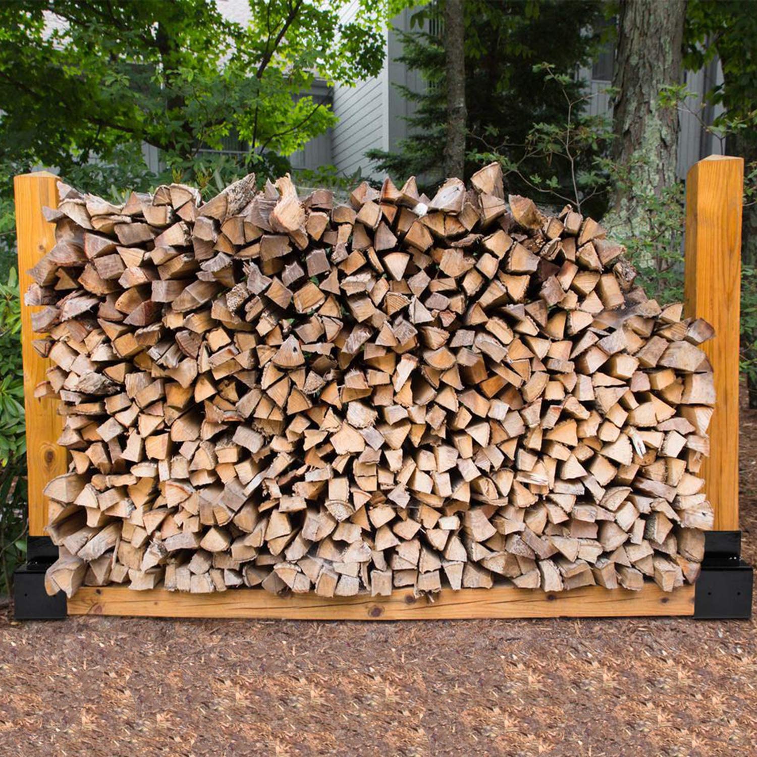 wolketon Holzstapelhilfe, 4 Stück schwarz