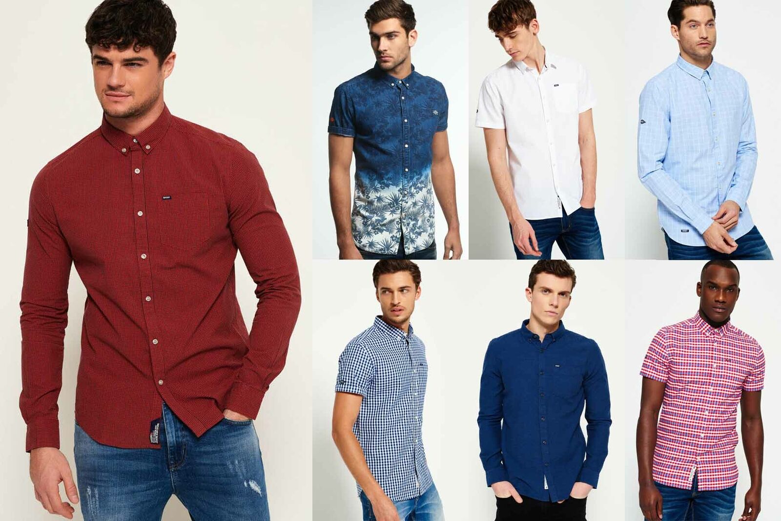 Superdry Hemden verschiedene Modelle und Farben -60%