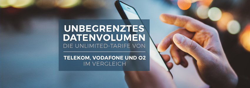 Tarife mit unbegrenztem Datenvolumen » Was können Telekom Magenta Mobil XL, Vodafone Red XL und o2 Free Unlimited? 📱📶
