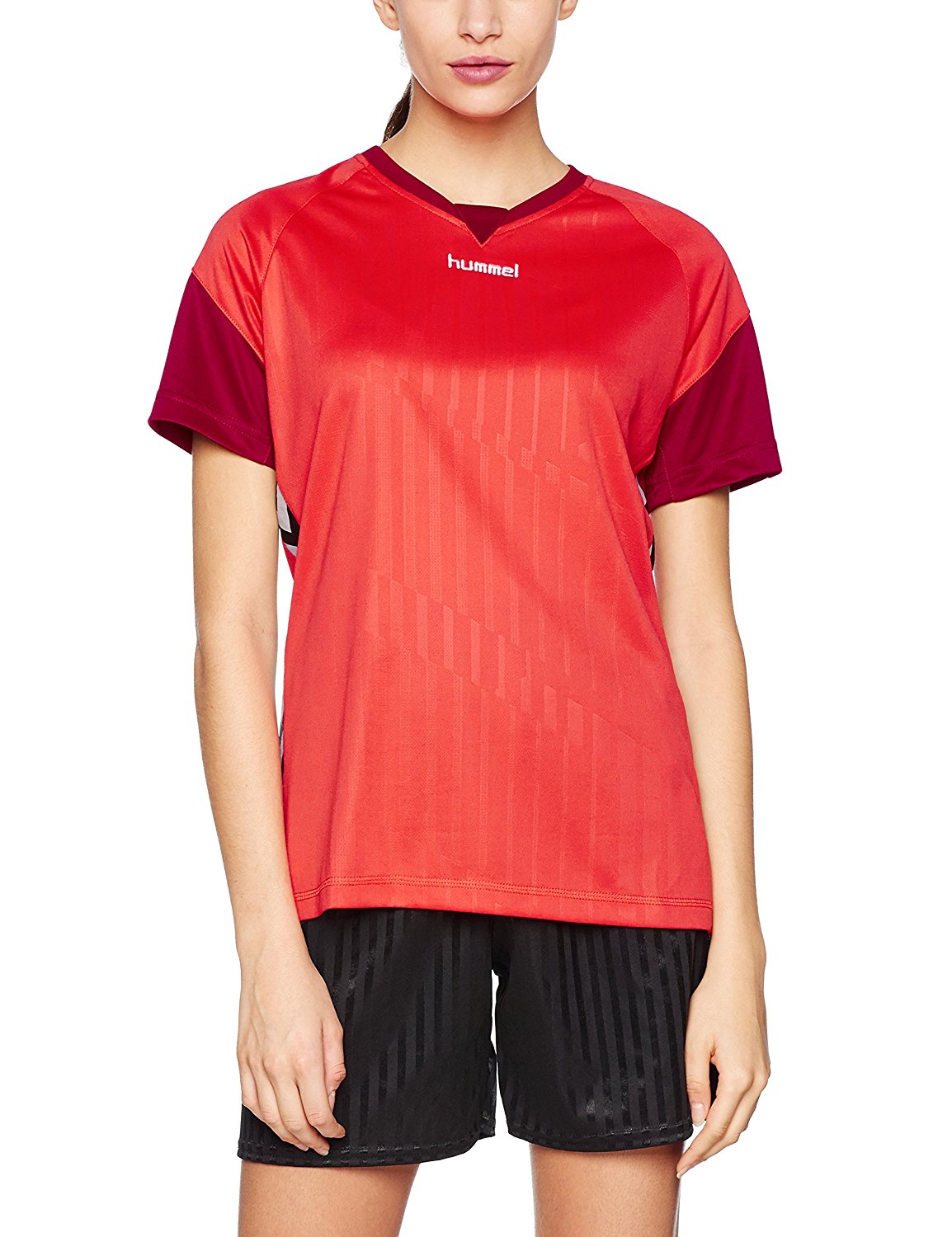 Hummel Sport Funktionsshirt Damen in Rot - XS