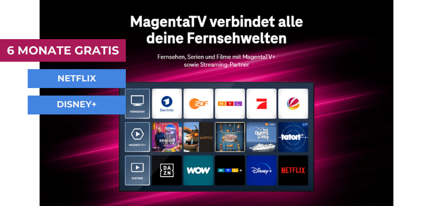 Spar-Trick! 🤩📺 Netflix &amp; Disney Plus kostenlos - 6 Monate lang gratis streamen