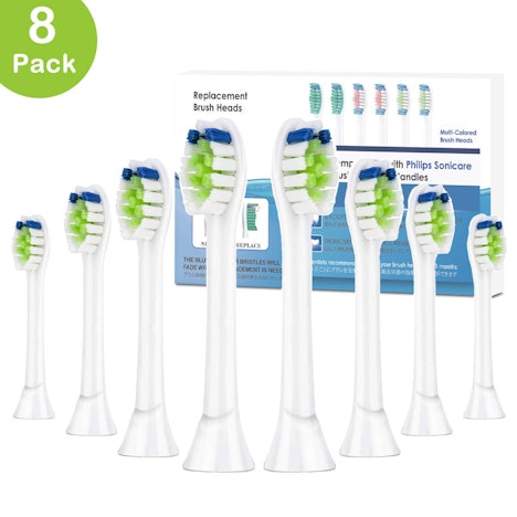 8er Pack Zahnbürstenaufsätze für Philips Sonicare