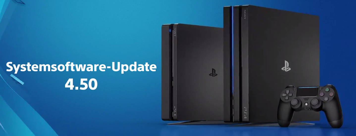Playstation 4 Update – Version 4.50 bringt externe Festplatte und Leistungs-Boost für PS Pro