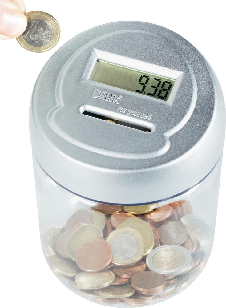 Spardose mit digitalem Zählwerk für 7,99 EUR inkl. Versand