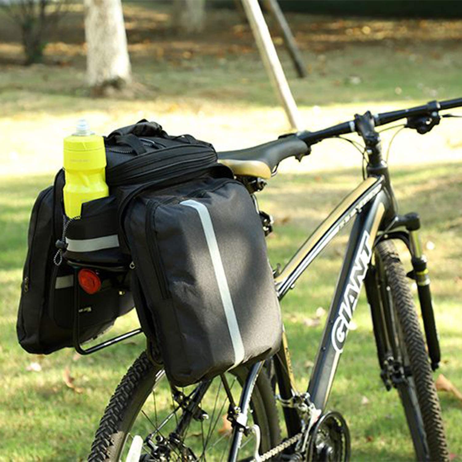 wolketon Fahrrad-Rückentasche, Haupttasche: 33 * 25 * 15 cm, Seitentaschen: 27 * 33 cm