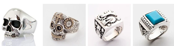 BIKER-SCHMUCK FÜR MÄNNER UND FRAUEN