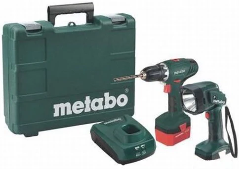 Metabo Akkuschrauber BS12 für 60€ - mit 1,7Ah Akku, Handlampe und Koffer