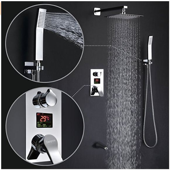 Unterputz Duschsystem Duscharmatur 3 Funktionen Duschset 