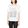 Bench Damen T-Shirt Graphic Print Tee Weiß (Bright White WH11185), 40 (Herstellergröße: L)