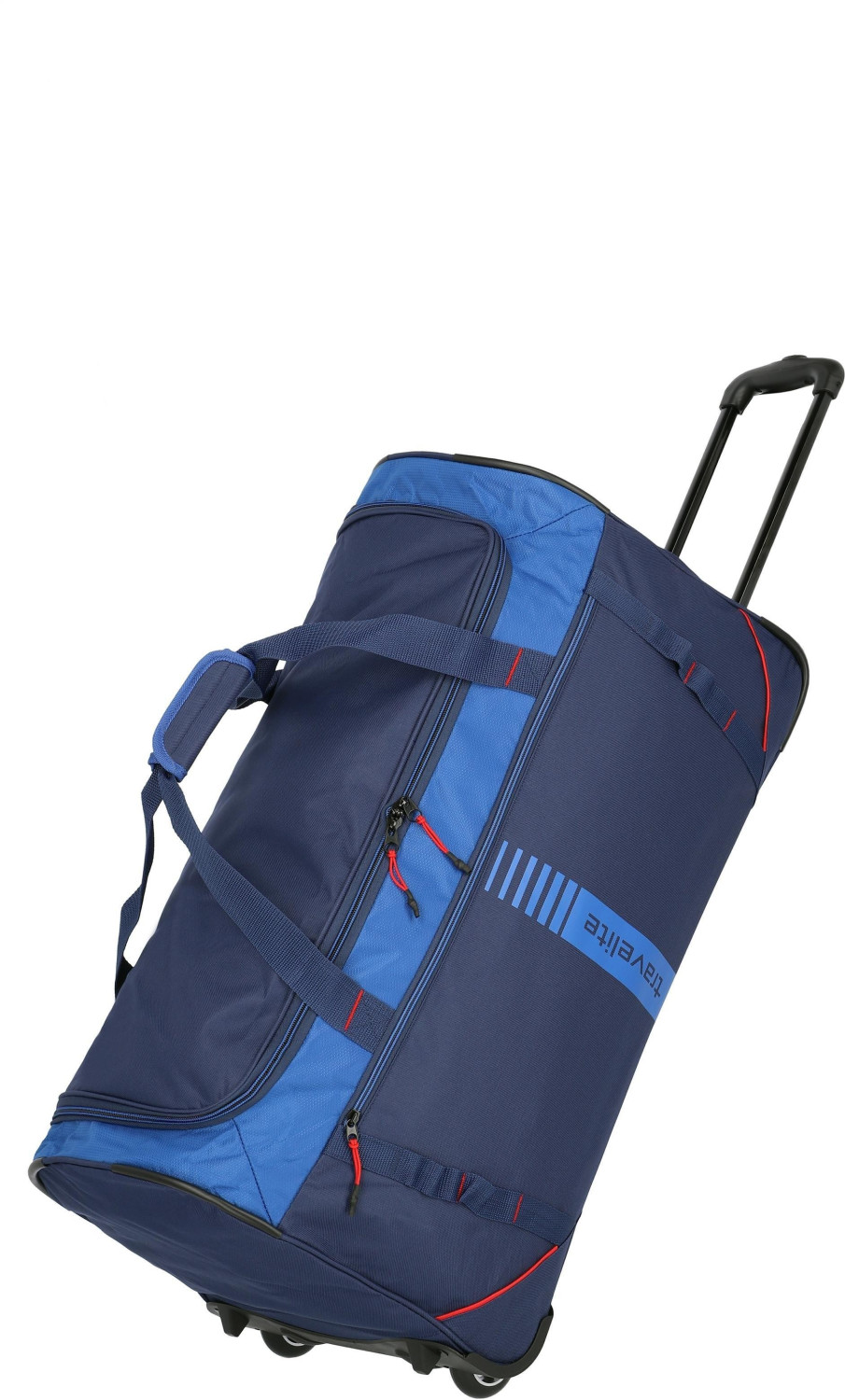 Travelite Basics Active Trolley Reisetasche marine/rot mit 4,23€ Preisnachlass