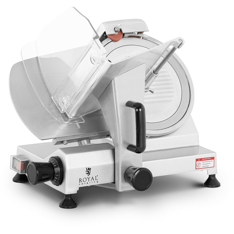 14% Nachlass auf Catering Royal Aufschnittmaschine Ø 250 Mm 250 W Bis 12 Mm Profi Wurstschneidemaschine
