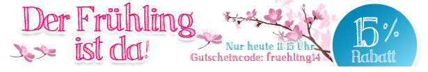 15% Rabatt auf alle Deals bei DailyDeal bis 15 Uhr