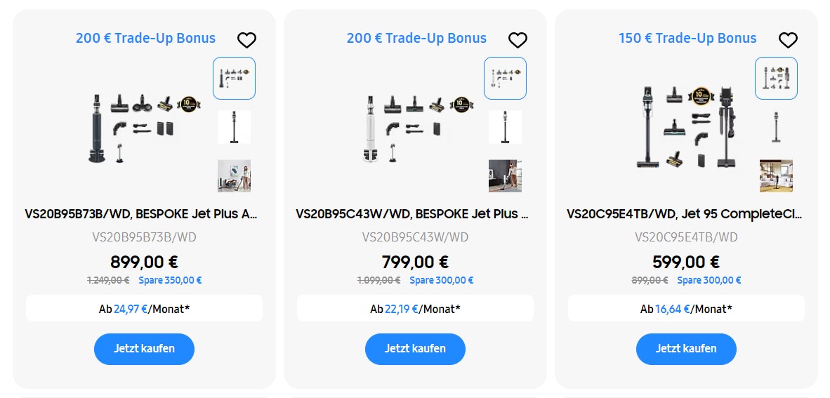 Samsung Staubsauger Cashback