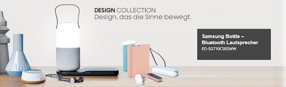 Samsung Bottle Bluetooth Lautsprecher für 49€ - mit 360-Grad Surround-Sound und Lichteffekten