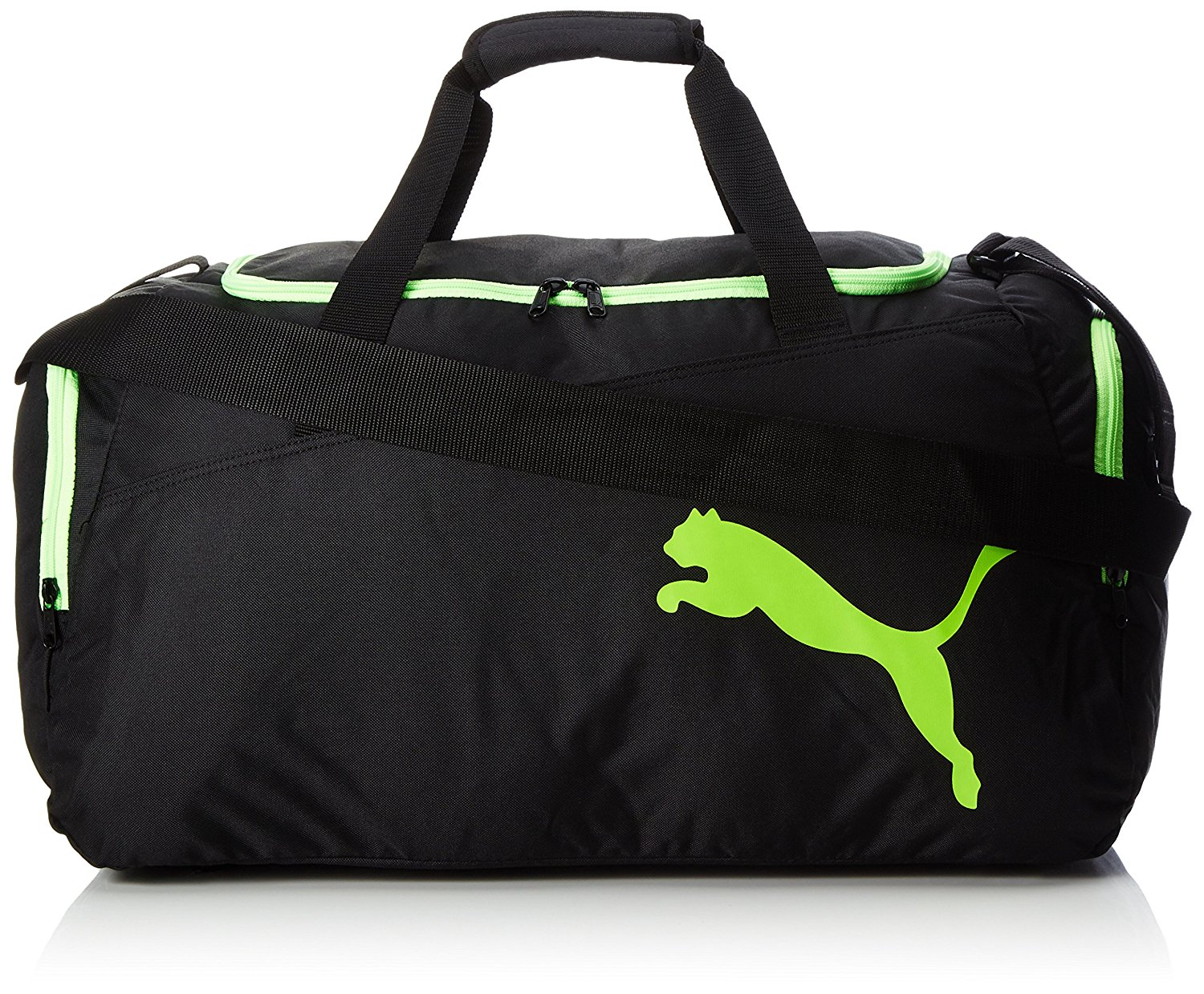 PUMA Pro Training M Bag Sporttasche, Puma Black-Green Gecko, 56 x 30 x 4 cm für 10,16 EUR