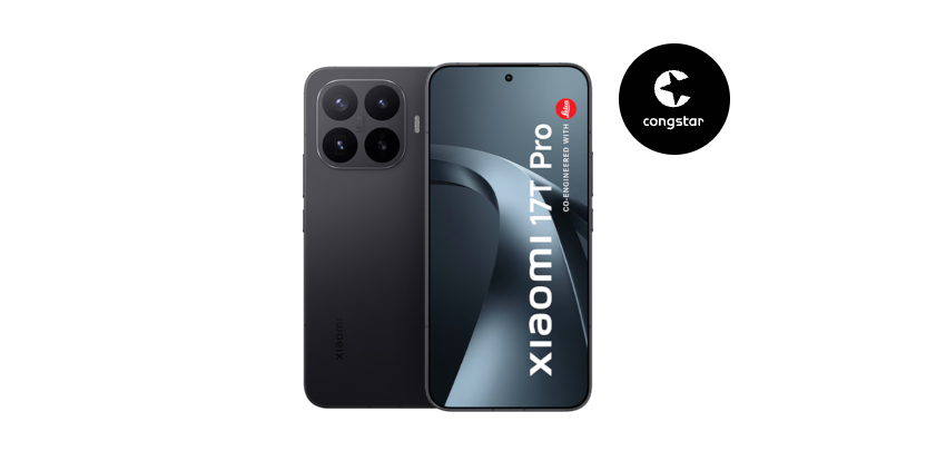 Xiaomi 17T Pro 1TB Upgrade mit 200 GB schneller Telekom Allnet-Flat - für 29€ mtl. ⏰