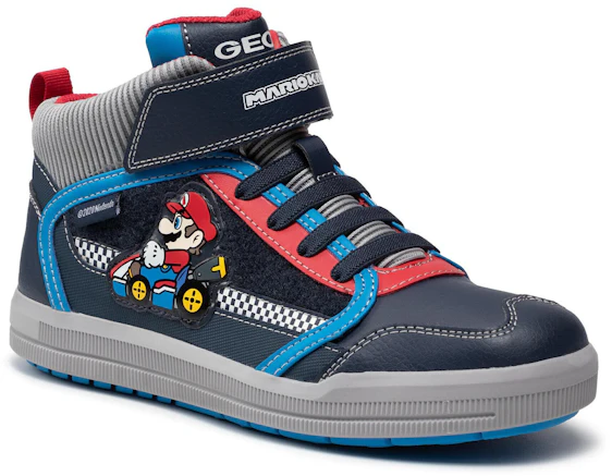 Aktion: Geox Arzach Super Mario Sneaker black/red 25% günstiger