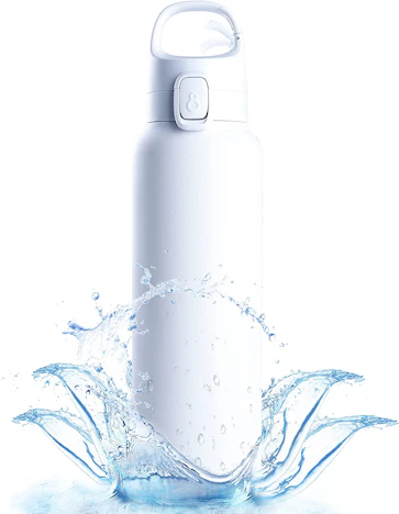 Umi Trinkflasche Edelstahl Kinder BPA-Frei Thermoskanne 600ml