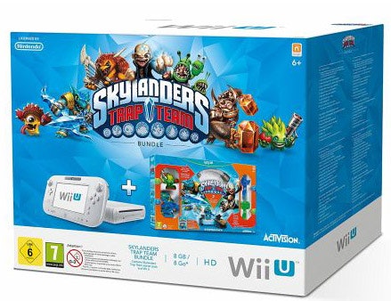 Nintendo Wii U Skylanders Trap Team Basic Pack, weiß für 199€