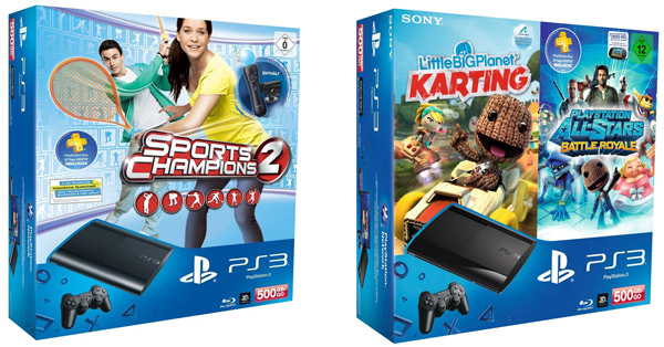 PS3 Super slim 500GB mit doppeltem Kombinationsrabatt - 