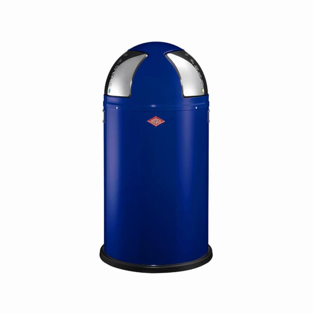 Wesco Abfalleimer "Push Two" 50 l, blau für 47 EUR inkl. Versand