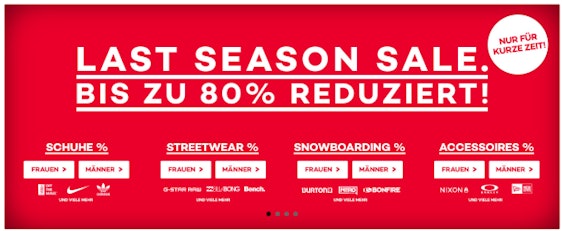 Sale bei Planet Sports mit bis zu 80% + weitere 15% durch Code - z.B. günstige Mützen oder Snowboardkleidung *UPDATE*