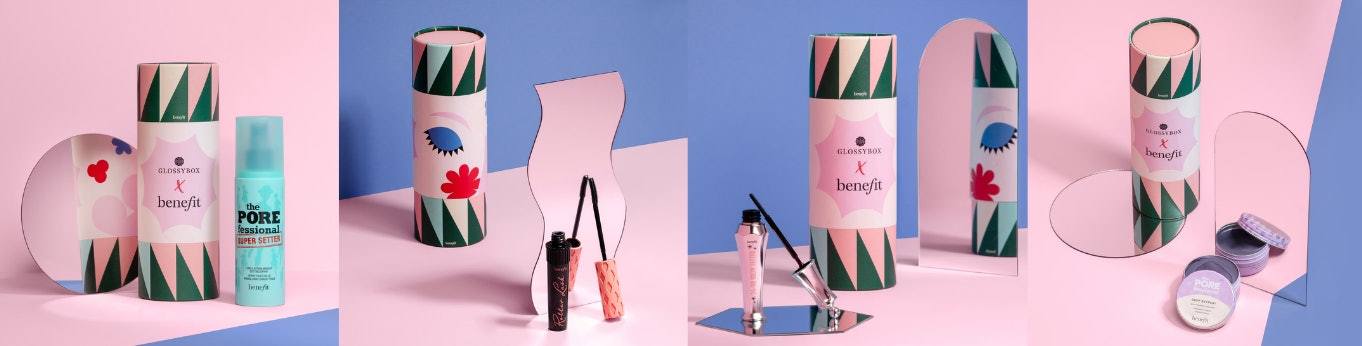 Glossybox-Benefit-Cosmetics-Set-Gutschein Glossybox-Benefit-Cosmetics-Set-Gutschein