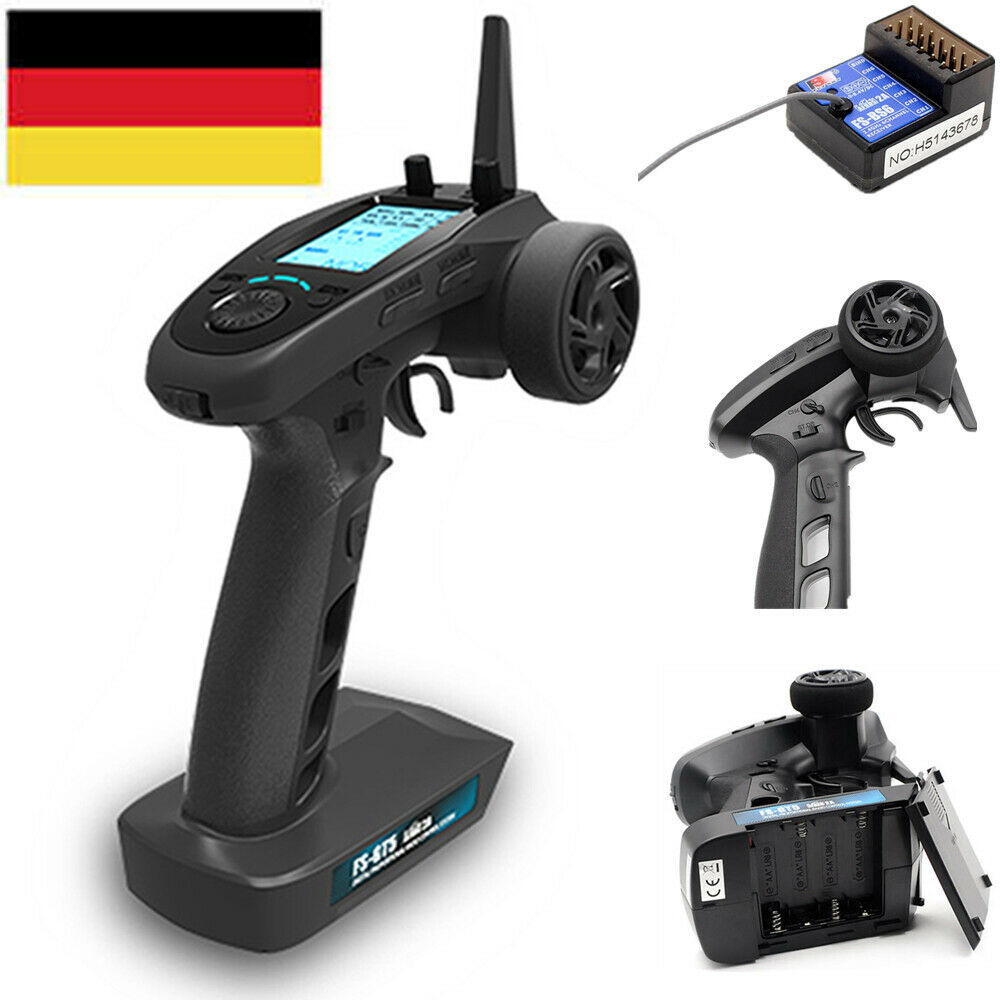 FlySky FS-GT5 2.4G 6CH AFHDS Sender Transmitter +FS-BS6 Receiver for RC Car Boat