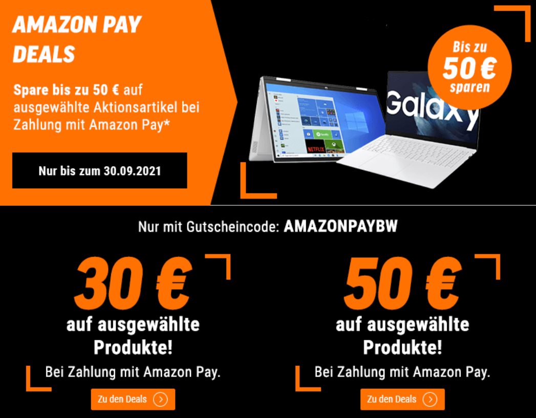 Bis zu 50€ Extra-Rabatt! Amazon Pay Deals bei NBB - z.B. Apple TV 5 für 117€
