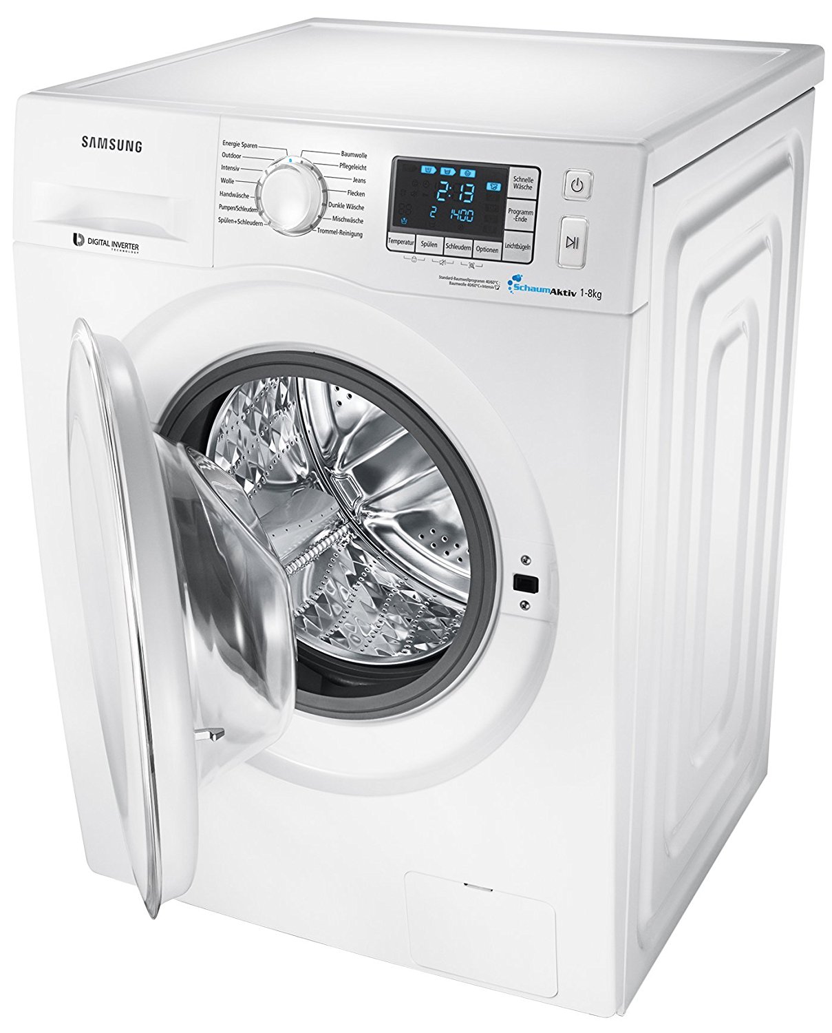 8 KG Waschmaschine Samsung WF82F5E5P4W für 389 EUR inkl. Lieferung