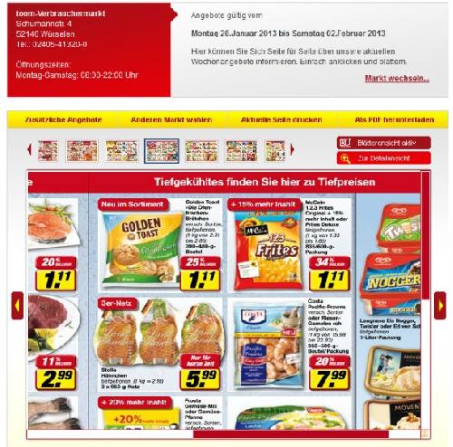 Pommes Update :) Nächste Woche bei Toom McCain Deluxe 1,11 - Coupon = 11 Cent