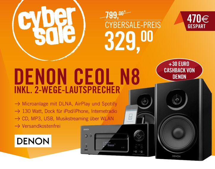 Denon CEOL N8 Netzwerkanlage für 299€