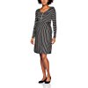  ESPRIT Maternity Damen Umstandskleid Dress Nursing Ls Yd W1784264, Mehrfarbig (Black 001), 40 (Herstellergröße: L) 