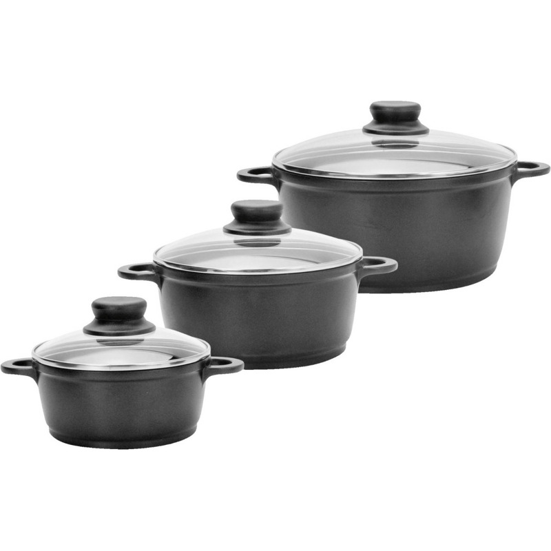 Elo Black Cast Aluguss Topfset 3-tlg. für 36,49€