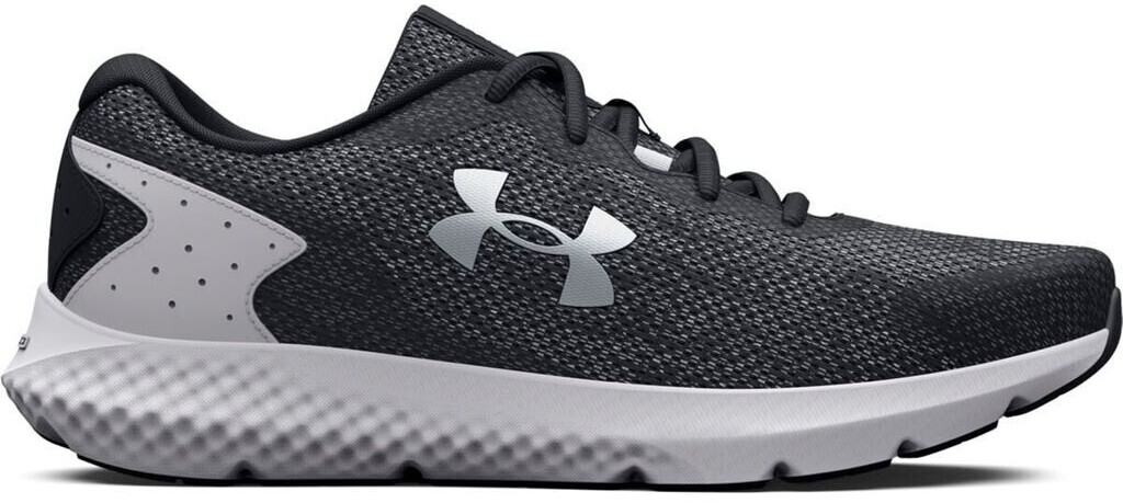 Under Armour Charged Rogue III Knit für 48€ - Laufschuh in Schwarz/Silber, Größe 40 bis 46