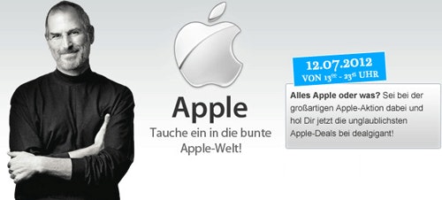 Apple Cashback-Aktion bei Dealgigant ab 13 Uhr