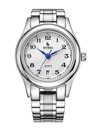  18% Rabatt auf BUREI Frauen Quarz Armbanduhr Datum Kalender Display 27.99€