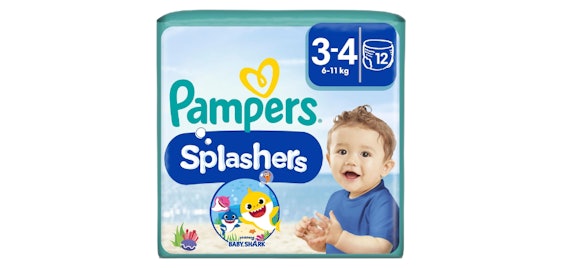 Preisfehler?! 96 x Pampers Splashers für 7€ - Einweg-Schwimmhosen, Größe 3-4