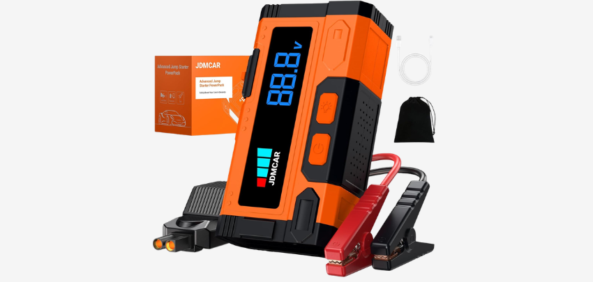 Starthilfe für kalte Tage! 🚗 JDMCAR Starthilfe Powerbank (9.000A) für 42€ 🔋