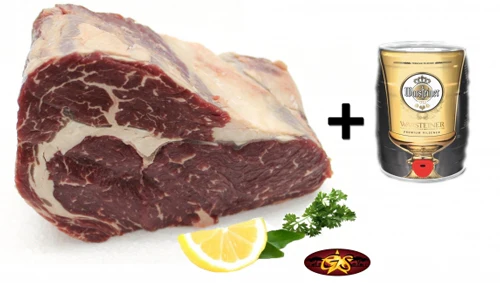 1,2kg Entrecote vom Alpenrind für 33,33€ - für die ersten 50 Besteller inkl. 5 Liter Warsteiner im Fass *UPDATE*