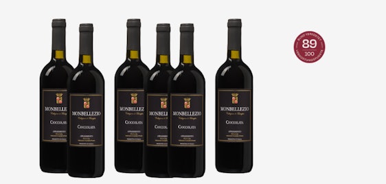 Monbellezio Cioccolata für 9€ - italienischer Rotwein, Eichenfassreifung, samtig-weich