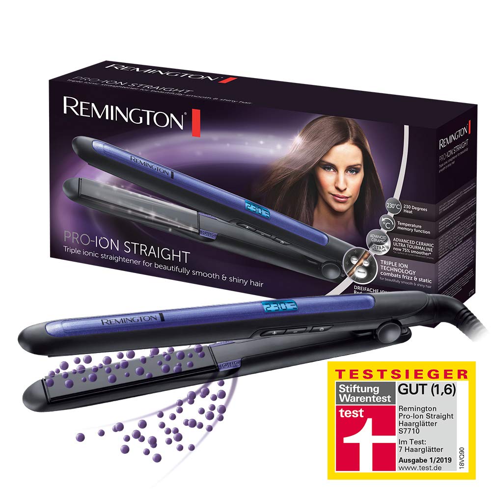 Remington Haarglätter Pro-Ion Straight S7710 zum Glätten &amp; Locken
