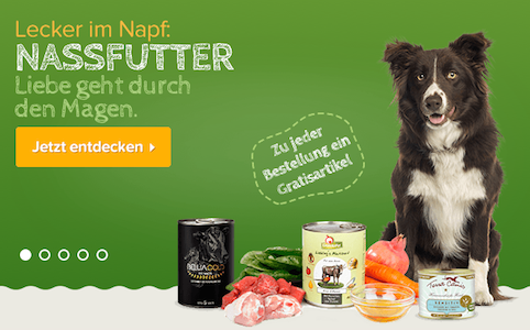 Tierbedarf &amp; Tiernahrung günstig bei Petobel durch 6€ Gutschein kaufen