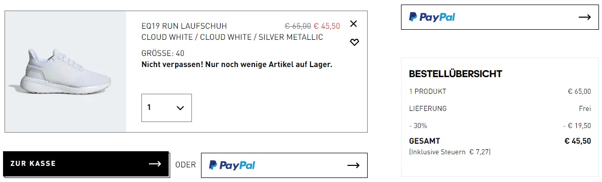 Adidas-spring-deals-Warenkorb