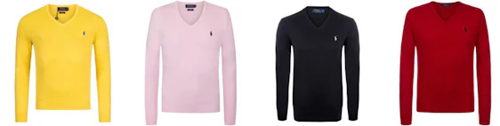 Ralph Lauren V-Neck Pullover in diversen Farben für 35€