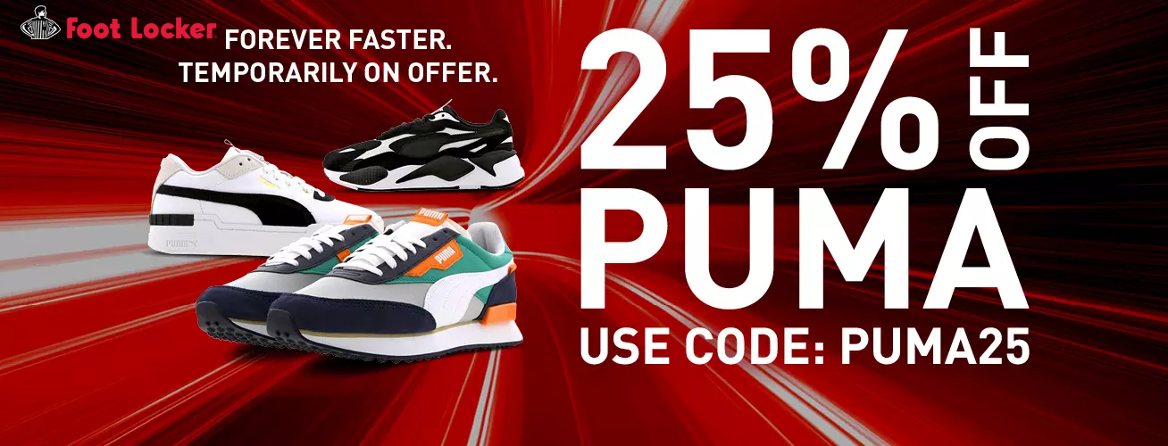 25% Rabatt auf Puma bei Foot Locker – auch Sale, z.B. Puma Cali Patent Sneaker für 30€