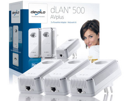 Devolo dLAN 500 AVplus Starter Kit für 99€ – Netzwerk aus der Steckdose mit 3 Adaptern 