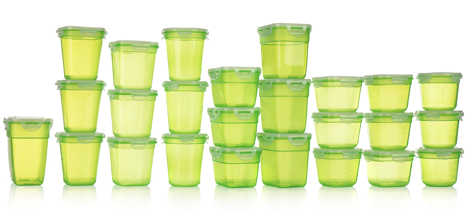 25 LocknLock Frischhaltedosen für 15€ – nestbar, rund &amp; eckig 480ml-1,3l, mikrowellen- und gefrierschrankgeeignet